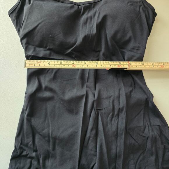 Vertvie Sleeveless Flare Jumsuit Women's L Black Backless Bodycon Seamless NWT - Picture 10 of 16